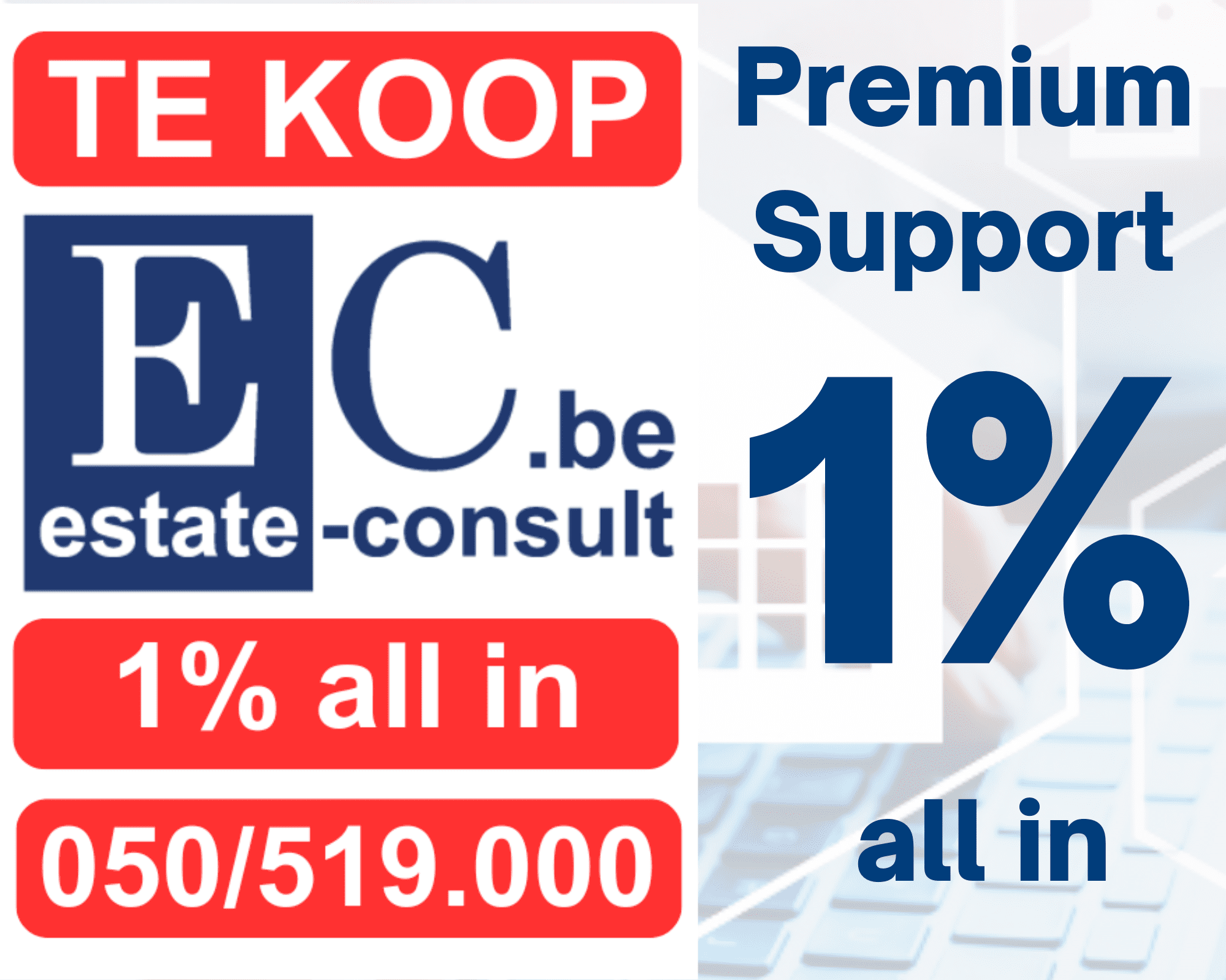 Verkoopbord + 1% all in Premium Support