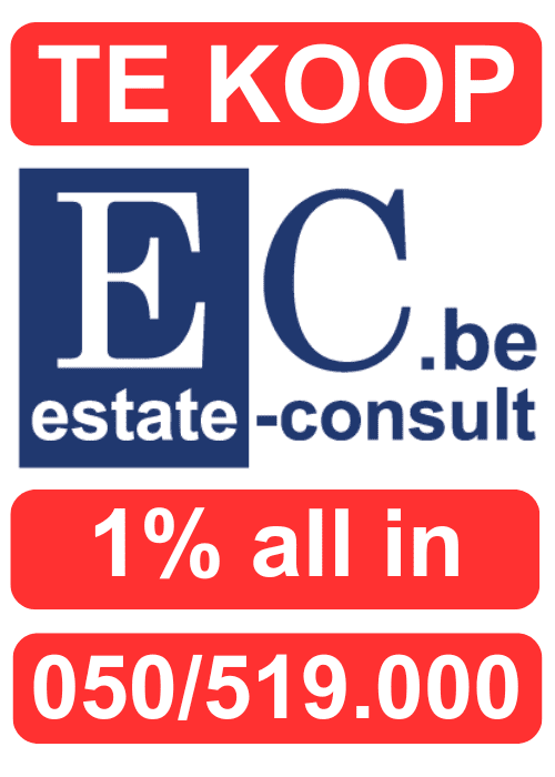 Estate Consult - Verkoopbord - rood - 1%